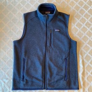 Men’s Patagonia better sweater vest navy- large